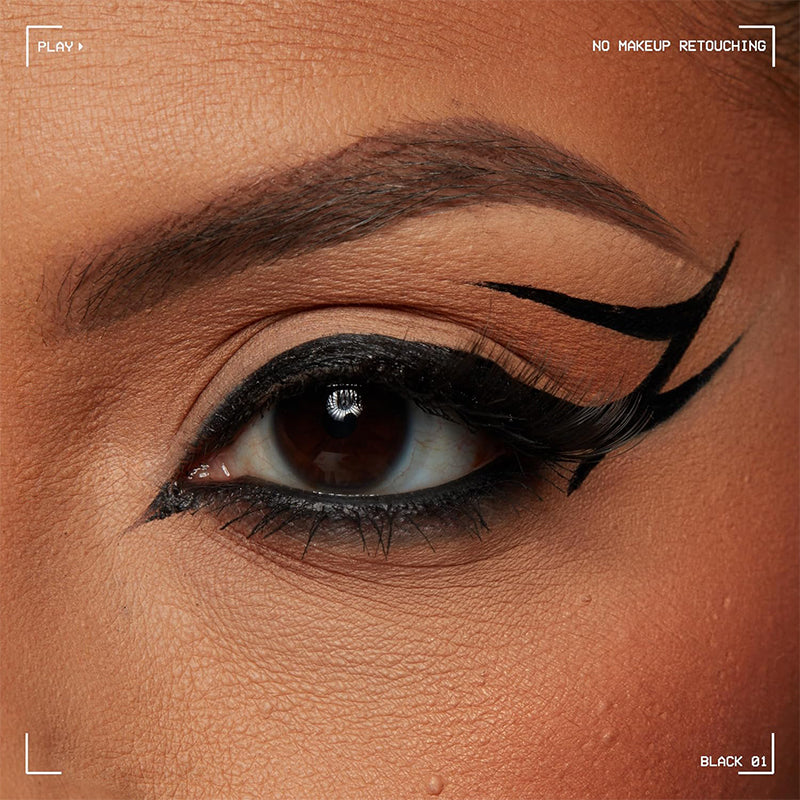 Juxek™ 24H Wear Waterproof Liquid Eyeliner, Smudge-proof, Vegan & Cruelty-Free
