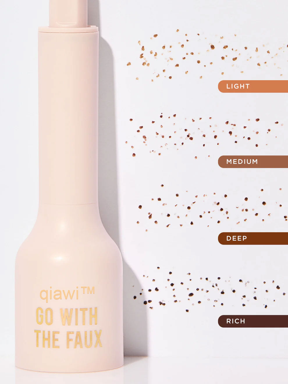 qiawi go with the faux freckle stamp - natural-looking, 5 prong freckle pen